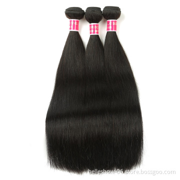 Brazilian Cheap Natural Color Remy Cuticle Aligned Human Hair Weave Bundles Extensions Straight Human Hair Bundles